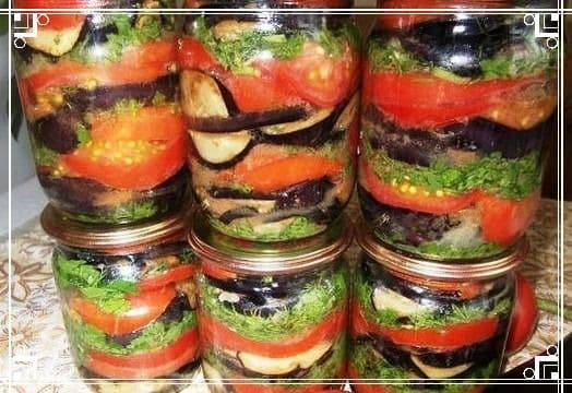 Баклажаны с томатами на зиму рецепты приготовления